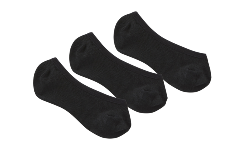 FOOTIES - 3 PACK BLACK