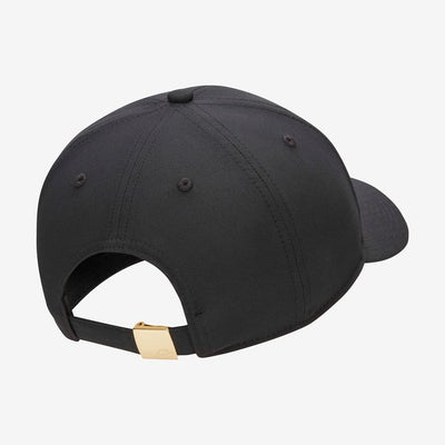 Unisex Club Structured Metal Logo Adjustable Cap
