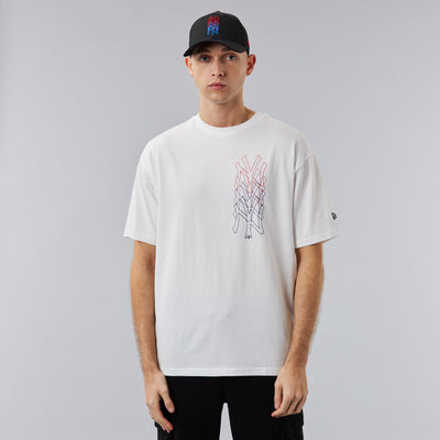 New York Yankees Stack Short Sleeve  Oversized T-Shirt