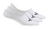 NO-SHOW SOCKS 3 PACK WHITE