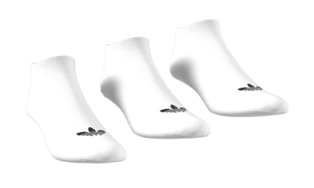 TREFOIL LINER SOCKS 3 PACK WHITE