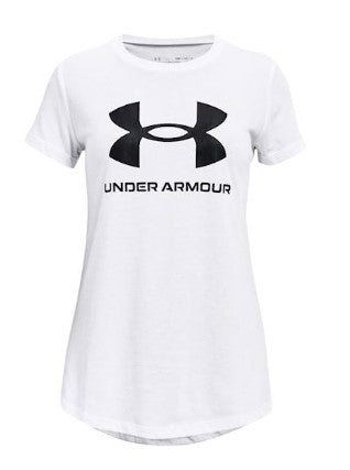 Girls Performance Big Logo Short Sleeve T-Shirt