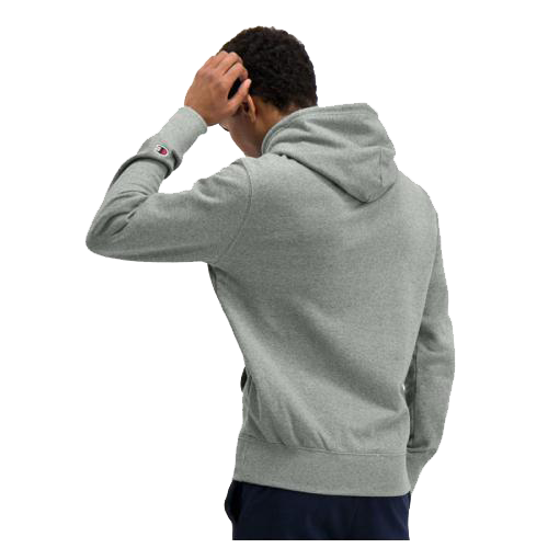 Mens Script Logo Pullover Hoodie