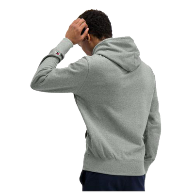 Mens Script Logo Pullover Hoodie