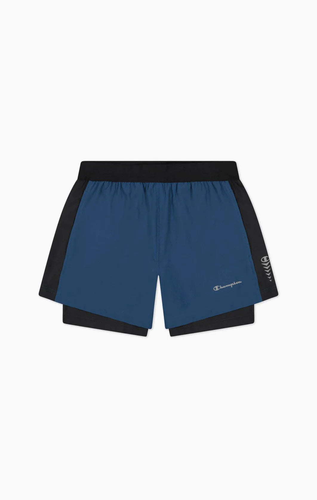 Mens Quick Dry Stretch Poly 5 Inch 2 in 1 Short