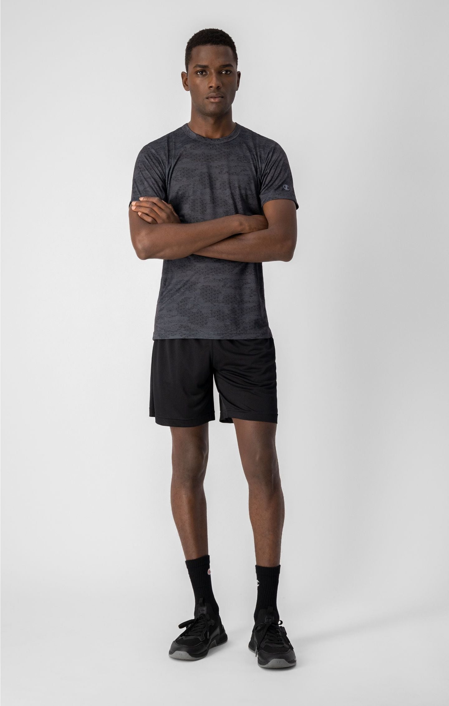 Mens Quick Dry Train Micro Mesh Short Sleeve T-Shirt