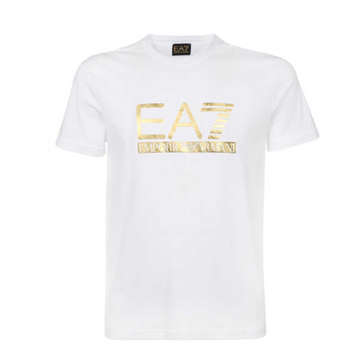 Mens Gold Label Logo Short Sleeve T-Shirt