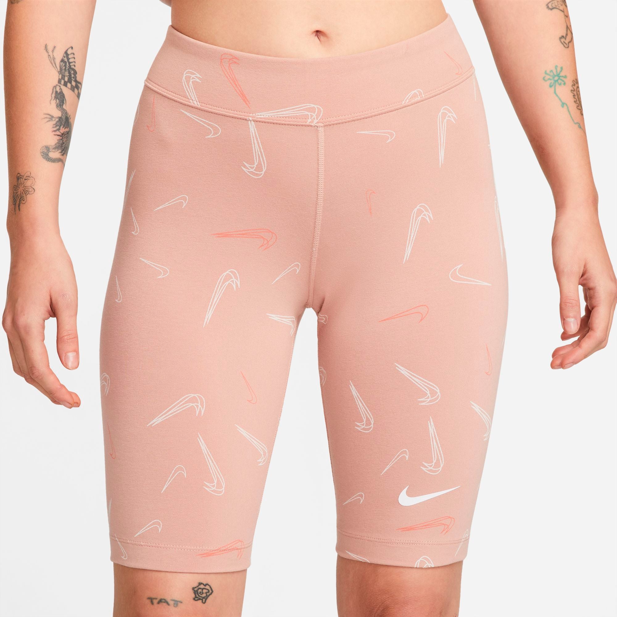 Womens All Over Print Bike Shorts