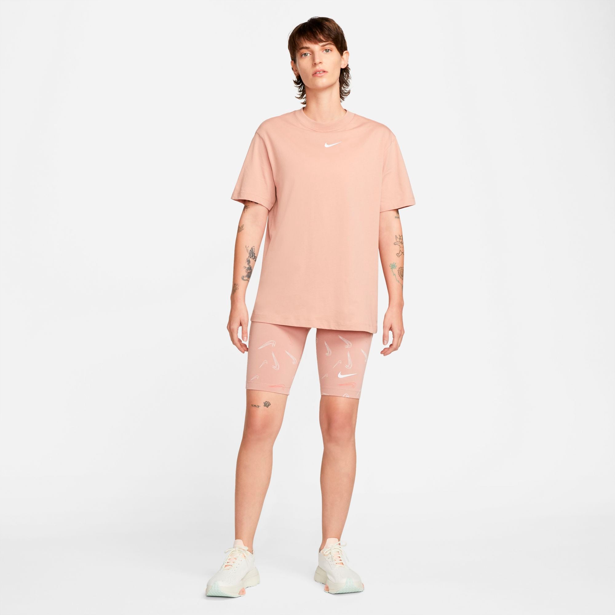 Womens All Over Print Bike Shorts