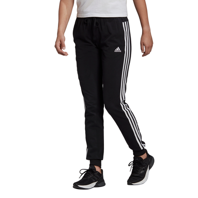 Womens 3 Stripes Single Jersey Cuff Pant
