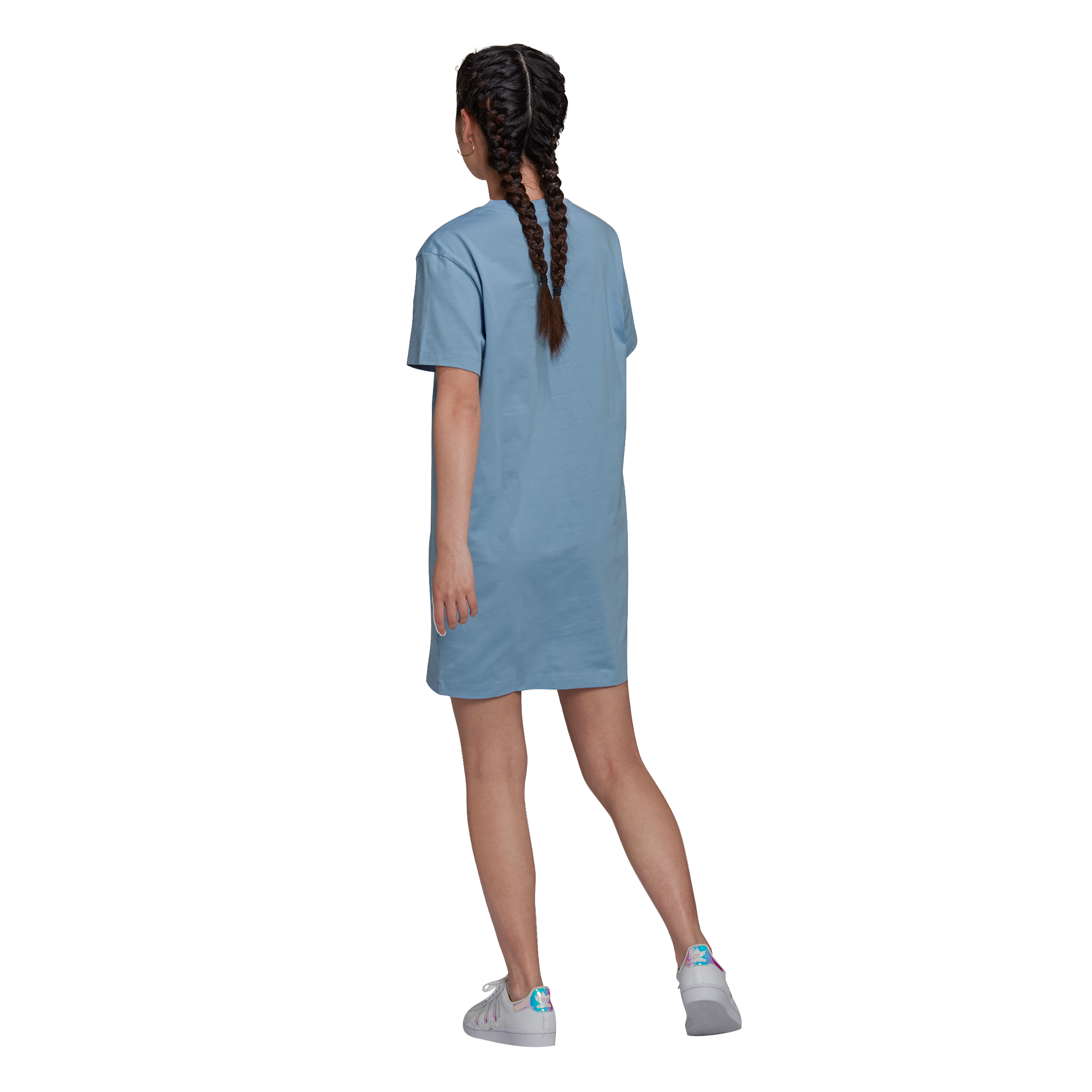 Womens Adicolor Trefoil Application Tee Dress