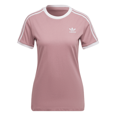 Womens 3  Stripe Short Sleeve T-Shirt