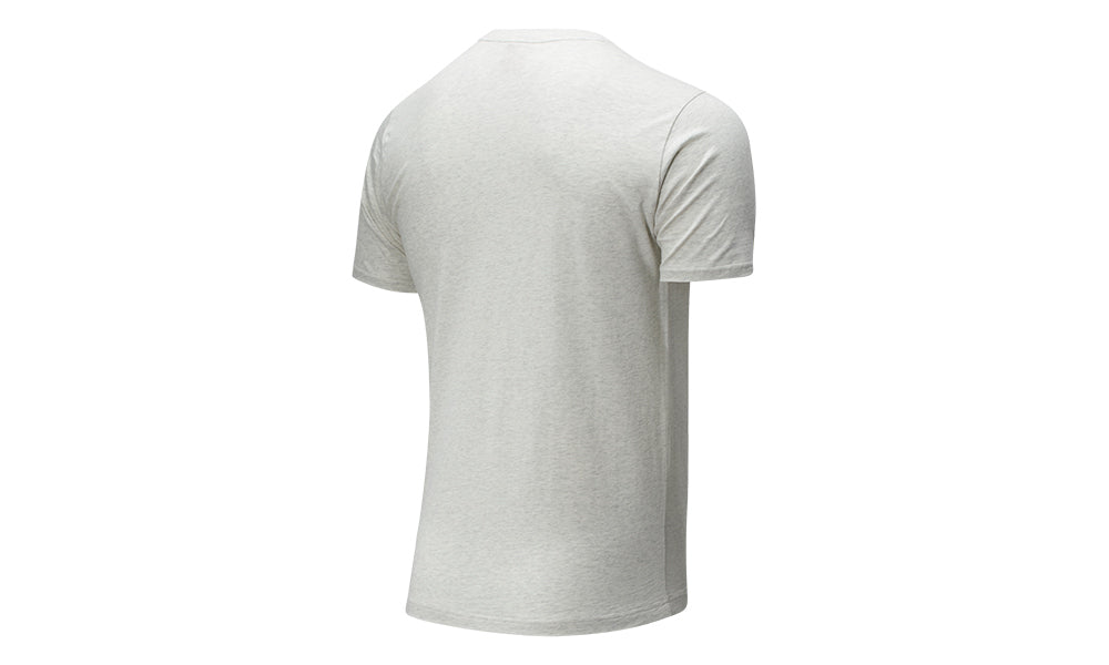 NB ATHLETICS SPLIT STACK TEE WHITE
