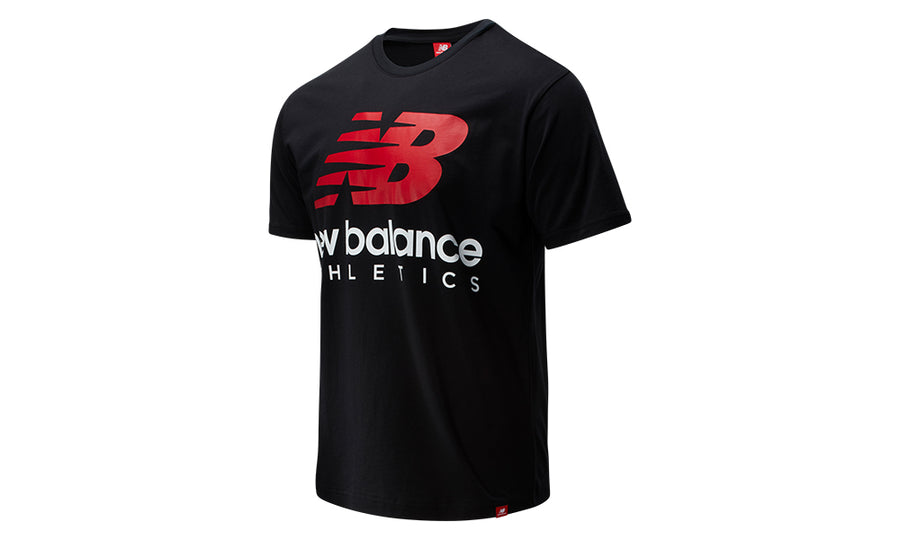 ESSENTIALS ICON BOSTON STACK TEE BLACK