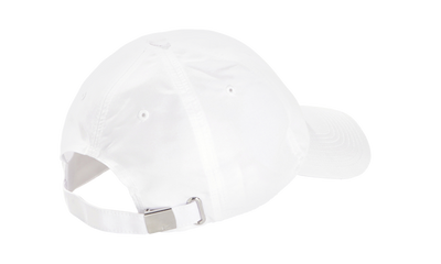 METAL SWOOSH CAP WHITE