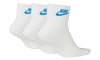 Ankle Nsw Essential Socks 3 Pack White