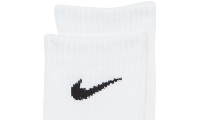 EVERYDAY LIGHTWEIGHT CREW SOCKS - 3 PACK WHITE
