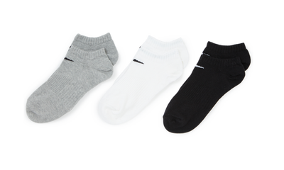 EVERYDAY LIGHTWEIGHT NO SHOW SOCKS - 3 PACK