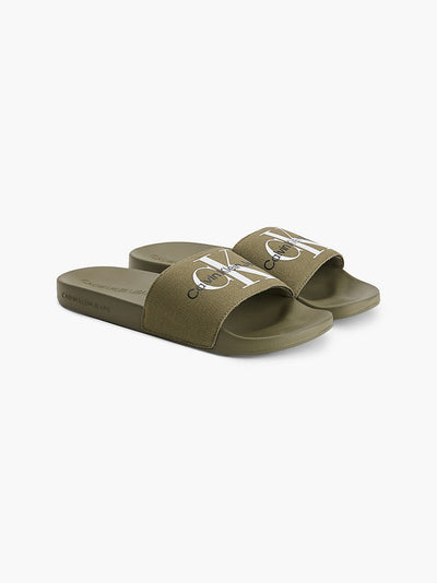 Mens Monogram Slide
