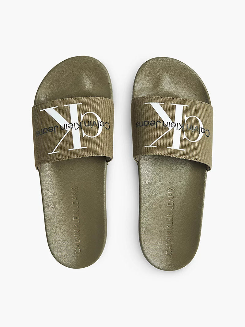 Mens Monogram Slide