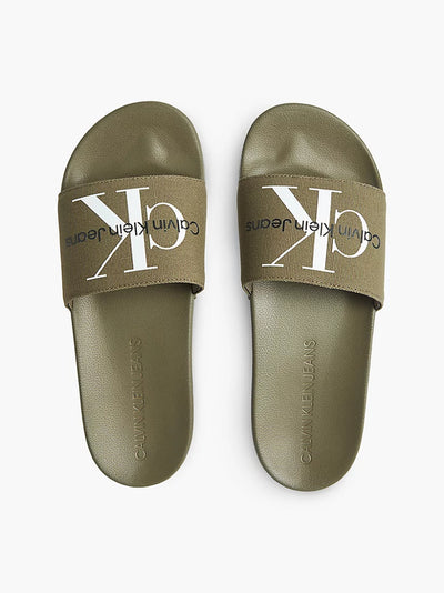 Mens Monogram Slide
