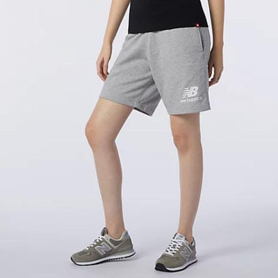 Mens Essentials Stacked Logo Short