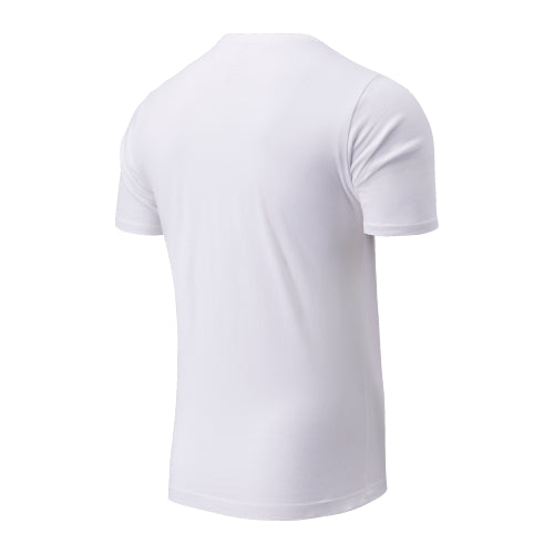 Mens Essentials Stacked Logo Short Sleeve T-Shirt