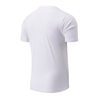 Mens Essentials Stacked Logo Short Sleeve T-Shirt