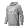 Mens Essentials Stacked Logo Pullover Hoodie
