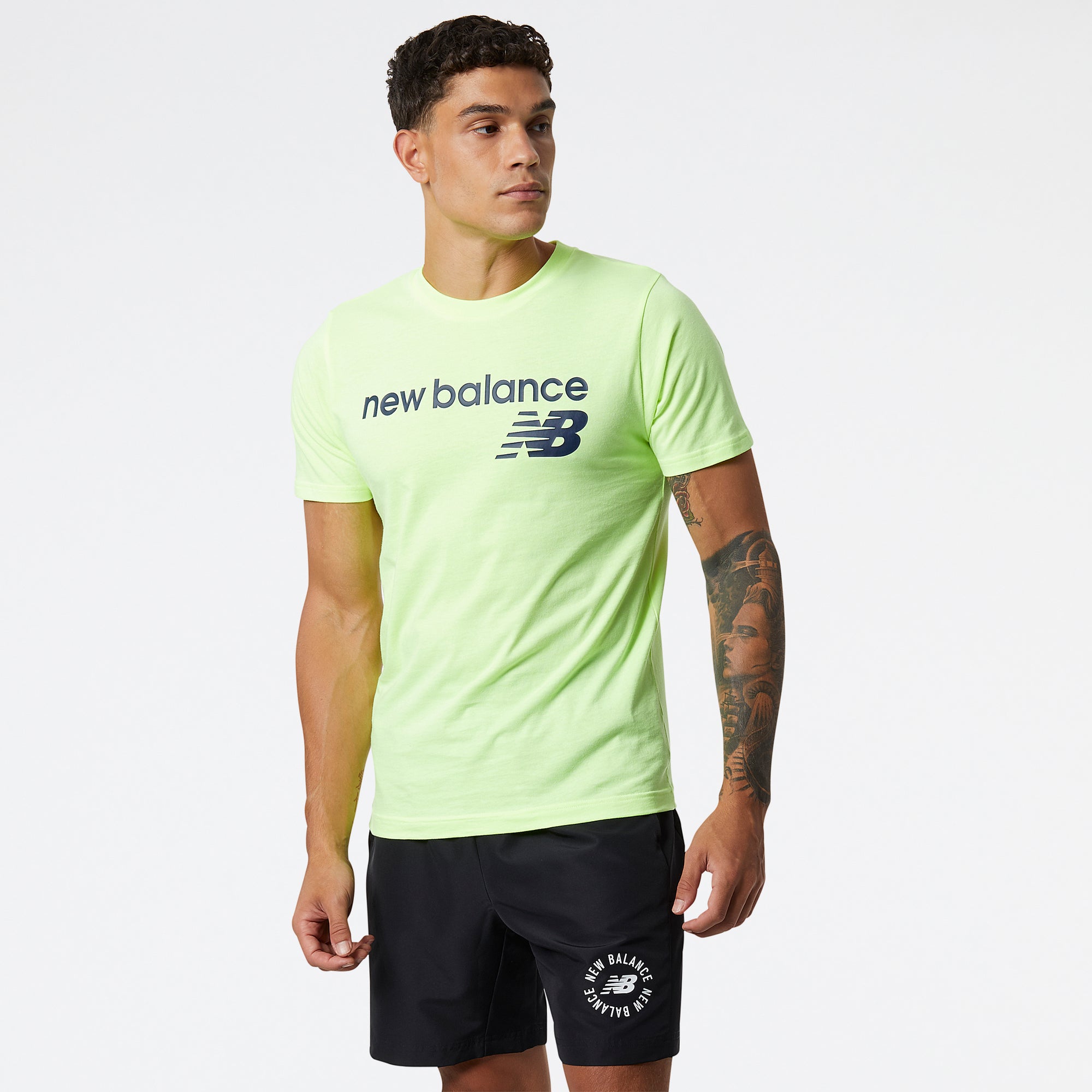 Mens NB Classic Core Logo Short Sleeve T-Shirt