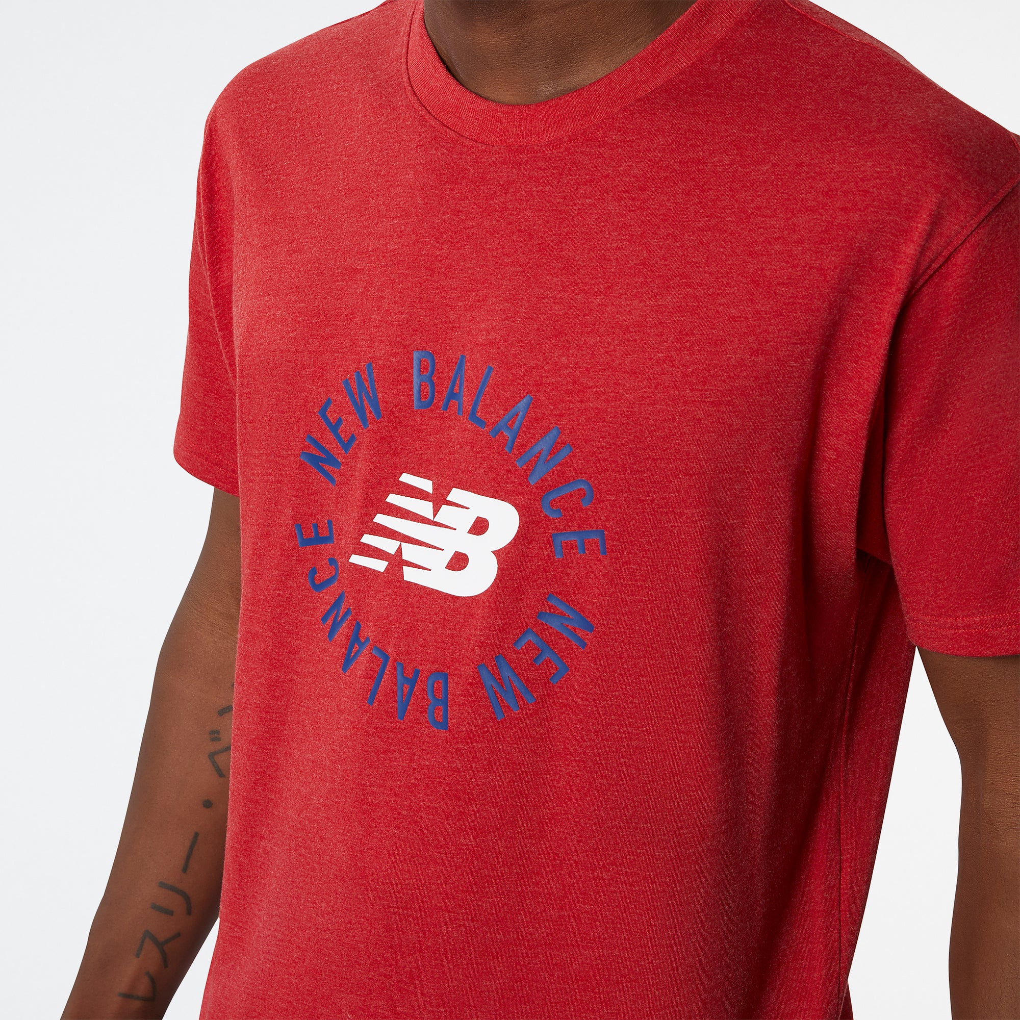 Mens NB Sport Circular Graphic Short Sleeve T-Shirt